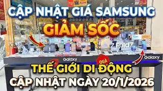 Cập nhật gi&aacute; điện thoại SAMSUNG | Giảm Gi&aacute; Khuyến M&atilde;i | Thế Giới Di Động | Ng&agrave;y 20/1/2026