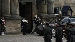 Charles and Camilla set off for Scottish coronation celebrations | AFP