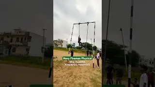 Girls 👧 Rope Climbing 🧗 Ground practice  #navyfireman #navyjob #fireman #youtubeshorts #viral