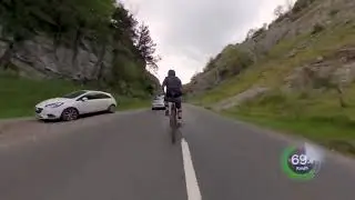 Guy Cycles His Way Through Cheddar Gorge - 1152988