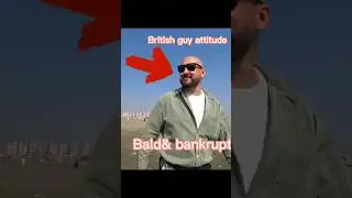 British guy attitude towards poor people in indian subcontinent bald & bankrupt youtuber #british