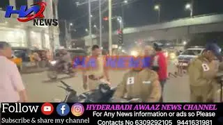 Chandrayangutta X Road Police Bada Action | Inspector Gopi Team Chalaya Mega Vehicle Checking Drive