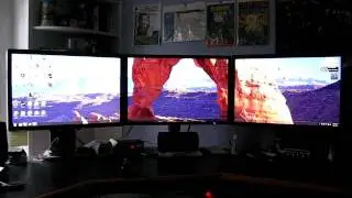 ATI 5870 in Eyefinity running Windows 7 Desktop