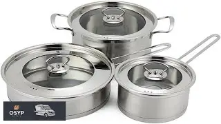 Cookware Set Combination Stainless Steel Wok Soup Pot Milk Pot Frying Pan