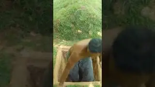 Jungle Underground House To Complete 90 Days #shorts #viral #undergroundhouse #trending