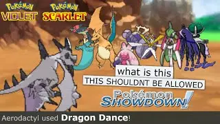 Dragon Dance MEGA Aerodactyl SWEEP (pokemon showdown)