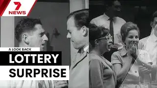 Unsuspecting Australians discover they have won the lottery in 1962 | 7NEWS VAULT
