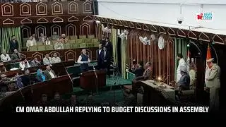 CM Omar Abdullah replying to budget discussions in Assembly | JK News Today