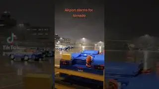 Texas Tornado before disaster strikes at airport