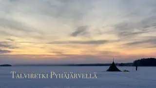 Talviretki Pyhäjärvellä 