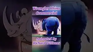 Wrangler Rhino Commercial (1977) | Animated By Richard Williams | Furry Commercials Spotlight