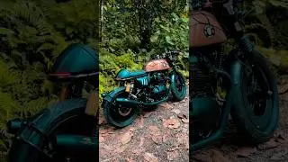 Continental GT 650 Custom Brown Wrap #continentalgt650 #gt650 #royalenfield #custom #modified #bike