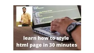 learn how to use CSS in half an hour with live coding.