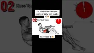 Do this before bed and see your belly turn to abs #muscle #absworkout #bellyworkout