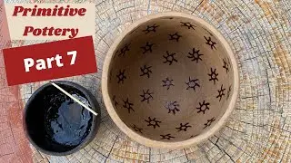 How to Make Primitive Pottery. Firing Our Pottery! (Part 7 of 8)