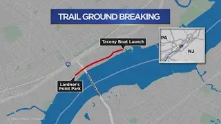 New extension on trail along the Delaware River
