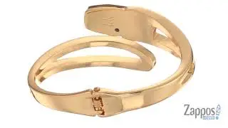 Robert Lee Morris Topaz and Gold Bypass Bracelet SKU: 9005332