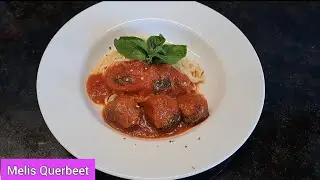 Hackbällchen in Tomatensauce #melisquerbeet #kochen #leckererezepte