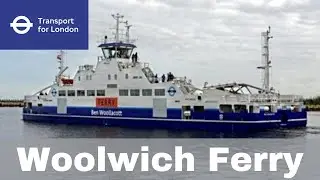 The Woolwich Ferry - Londons only car ferry