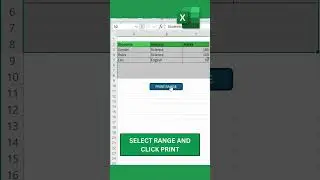 Mastering Excel Macros Series - Day 15 - Print the selected range using VBA? #excel #excelmacros