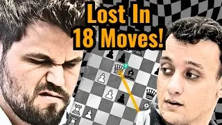 Magnus Carlsen's 18 Move DESTRUCTION! Entire Chess World Melts Down!