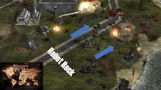 Contra Mod 009 Final / Zero Hour - USA Robot General Insane AI -  The Crash And Thunder