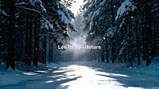 Relaxation | Snow Forest Meditation Music | Snowy Nature Visuals for Inner Peace
