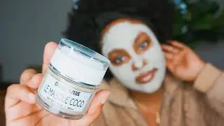 TRYING AN AUTHENTIC AFRICAN CHARCOAL MASK FROM CHARBON PLUS! COCONUT CHARCOAL | @MEEKFRO | REVIEW