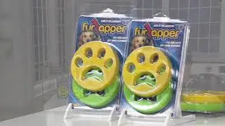 FurZapper Set of 4 Laundry Pet Hair Remover on QVC