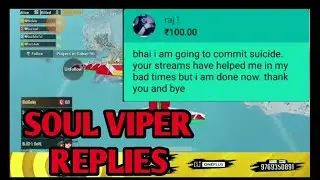 SOUL VIPER REPLY TO PERSON COMMITING SUICIDE