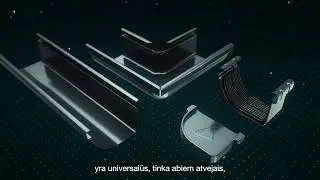 Naujiena: Universali gilių latakų lietaus nuvedimo sistema Siba Tech.