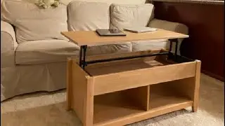 Amazon Basics Lift Top Storage Coffee Table Review