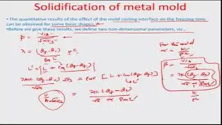 Lec26: Solidification with Constant Casting Surface Temperature #swayamprabha #ch27sp
