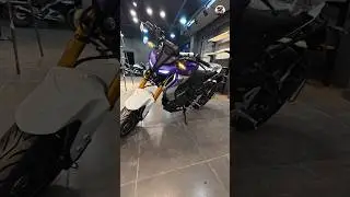 Kis Kis ko ye colour pasand Aaya ? New UPDATED Yamaha MT15 2025 in purple colour #bike #shorts #mt15