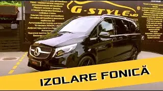 Шумоизоляция V-clas 2020 - Izolare fonica Mercedes V Class 2020