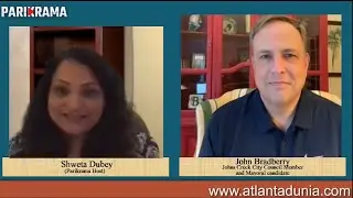 Parikrama host Shweta Dubey in conversation with John Bradberry