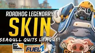 Overwatch NEW LEGENDARY ROADHOG SKIN - Dallas Fuel SEAGULL Quits OWL