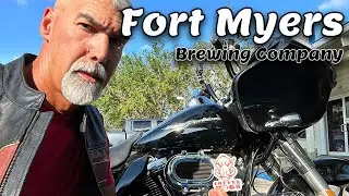 Ride to Fort Myers Brewing Company and Rockstar Harley Davidson on My Road Glide