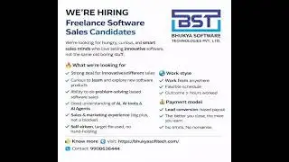 Freelance Software Sales Jobs | Work From Home | High Income