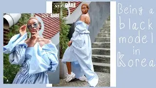 Black Model in Korea. 흑인모델 // Taylor Rivers