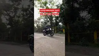 Who did it better? Royal Enfield Hunter 350 Old vs New! Speed Breaker Test!