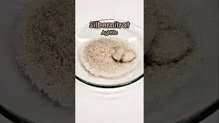 Silbernitrat AgNO3: Blitzpulver - Schwarz/Wei&szlig;-Fotografie - Silberkristalle #chemie #lehrer #schule