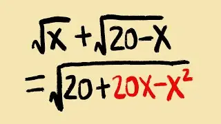 Solving that Berkeley mini math tournament radical equation