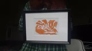 New Abstracted Cat Lino Prints! | Art for Sale