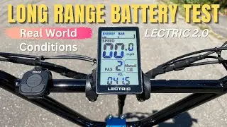 Lectric Range Test - 14AH Battery - Real World Conditions