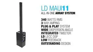 DHT Group - LD Systems MAUI 11 - Compact Column Powered PA System