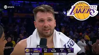 LUKA REVEALS THE SECRET Behind Lakers&rsquo; EPIC Comeback Win vs. Knicks!
