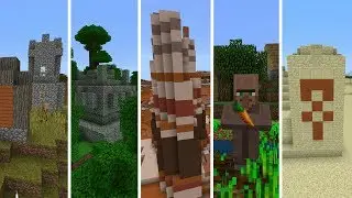 Minecraft Seed: 5 BIOMES & 7 VILLAGES! (Minecraft Bedrock 1.10 Seed)