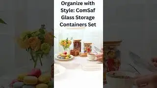 Organize with Style ComSaf Glass Storage Containers Set 🌟LINK IN BIO