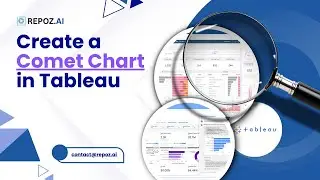How to Create a Comet Chart in Tableau | Advanced Data Visualization Tutorial #tableaututorial